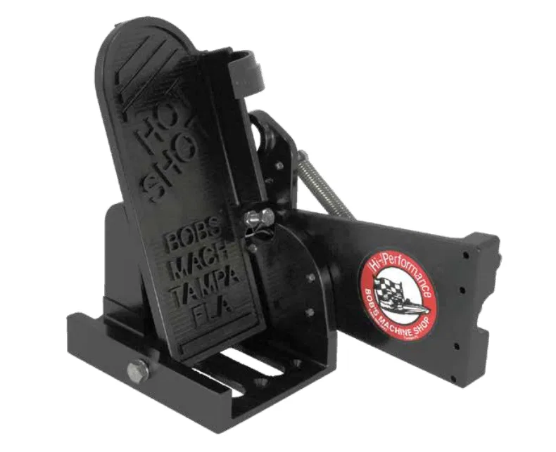 307-002100 – BOBS MACHINE Boat Foot Throttle, For Outboard And Inboard Engine Applications Anodized Black Aluminum Wi...